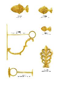 Agencement et décoration : Tringle rideau-Potence-Porte embrase de style  -  - Référence k213